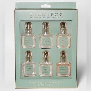 Sand and Fog Fragrance Diffuser Oil Dropper Set of 6